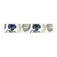 Tropical Blue Love Flano Scarf (mini) by designsbymallika