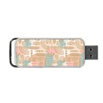 Off White Minimal Art Portable USB Flash (Two Sides) Front