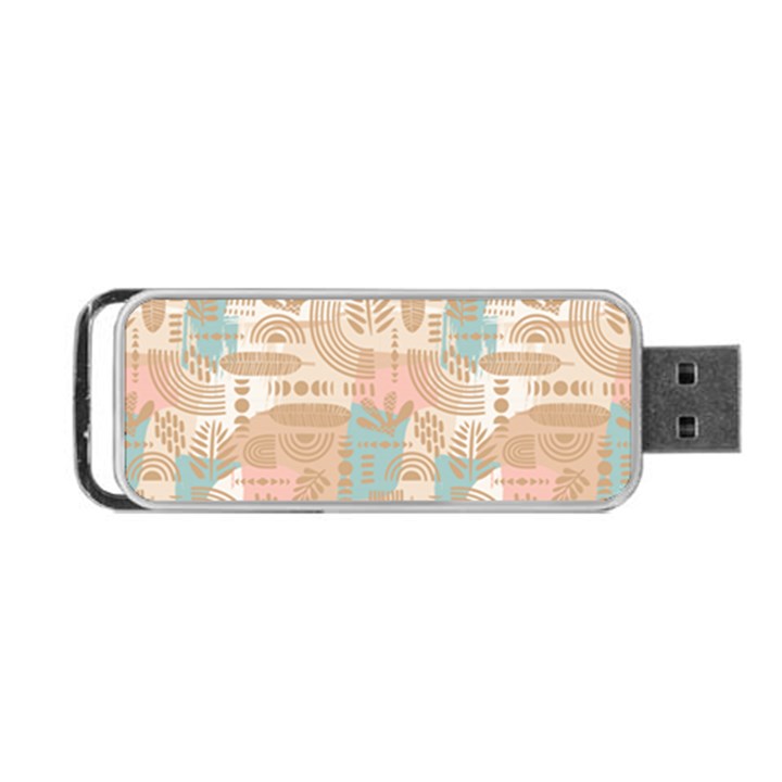 Off White Minimal Art Portable USB Flash (Two Sides)