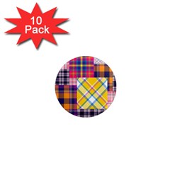 Checks Pattern 1  Mini Magnet (10 pack) 