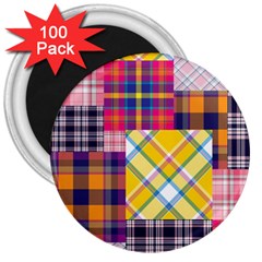 Checks Pattern 3  Magnets (100 pack)