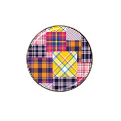 Checks Pattern Hat Clip Ball Marker