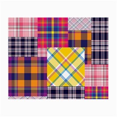 Checks Pattern Small Glasses Cloth