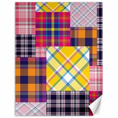 Checks Pattern Canvas 12  x 16 