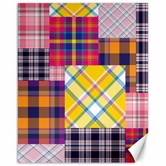 Checks Pattern Canvas 16  x 20 