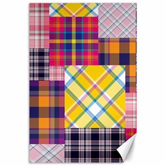 Checks Pattern Canvas 24  x 36 