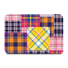 Checks Pattern Plate Mats