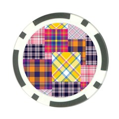 Checks Pattern Poker Chip Card Guard