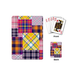 Checks Pattern Playing Cards Single Design (Mini)