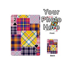 Checks Pattern Playing Cards 54 Designs (Mini)