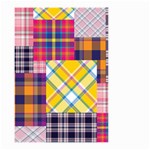 Checks Pattern Small Garden Flag (Two Sides) Back