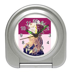 Flower Girl Travel Alarm Clock by designsbymallika