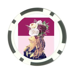 Flower Girl Poker Chip Card Guard (10 Pack) by designsbymallika