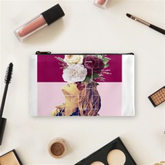 Flower Girl Cosmetic Bag (small) by designsbymallika