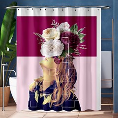 Flower Girl Shower Curtain 60  X 72  (medium)  by designsbymallika