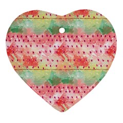 Colorful Paints Ornament (heart)