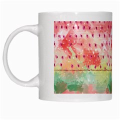 Colorful Paints White Mugs by designsbymallika