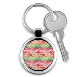 Colorful Paints Key Chain (Round) Front