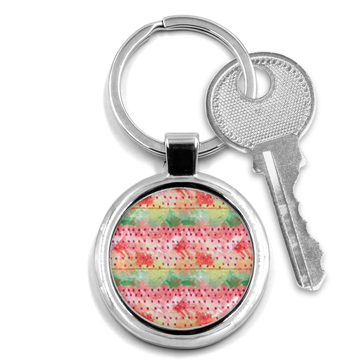 Colorful Paints Key Chain (Round)