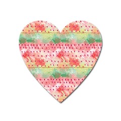 Colorful Paints Heart Magnet by designsbymallika