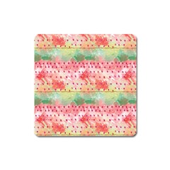 Colorful Paints Square Magnet by designsbymallika