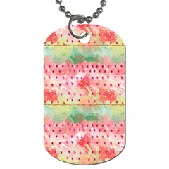 Colorful Paints Dog Tag (one Side)