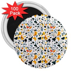 Abstract Seamless Pattern 3  Magnets (100 Pack) by designsbymallika