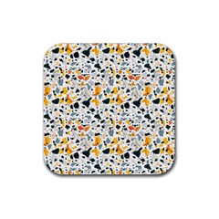 Abstract Seamless Pattern Rubber Coaster (square)  by designsbymallika