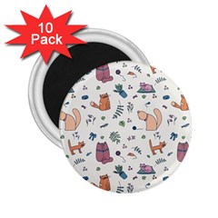 Funny Cats 2.25  Magnets (10 pack) 