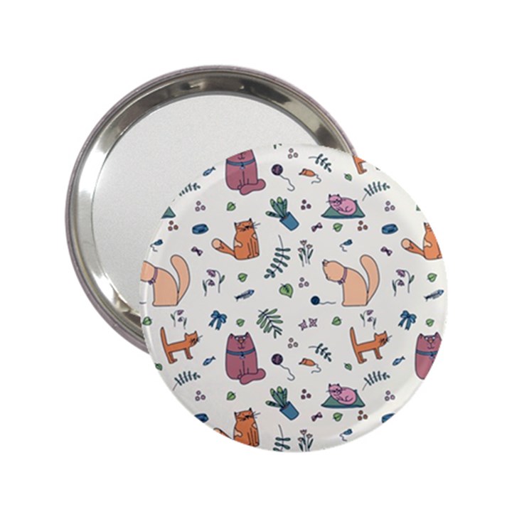 Funny Cats 2.25  Handbag Mirrors