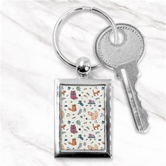 Funny Cats Key Chain (Rectangle)