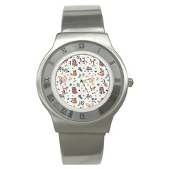 Funny Cats Stainless Steel Watch