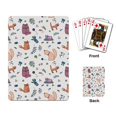 Funny Cats Playing Cards Single Design (Rectangle)