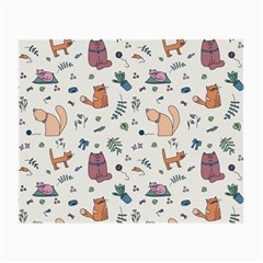 Funny Cats Small Glasses Cloth (2 Sides)