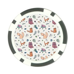 Funny Cats Poker Chip Card Guard