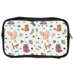 Funny Cats Toiletries Bag (One Side)