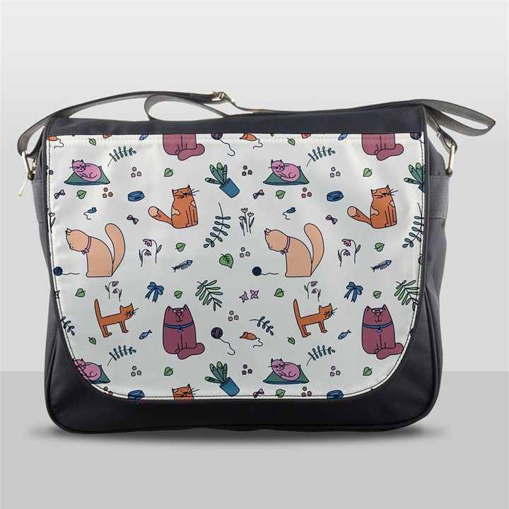 Funny Cats Messenger Bag