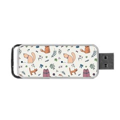 Funny Cats Portable Usb Flash (one Side) by SychEva