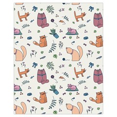 Funny Cats Drawstring Bag (small) by SychEva