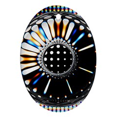 Digital Wheel Ornament (oval)