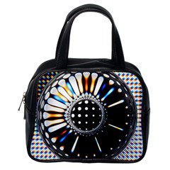 Digital Wheel Classic Handbag (one Side) by Sparkle