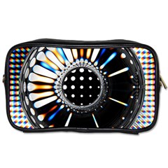 Digital Wheel Toiletries Bag (two Sides) by Sparkle