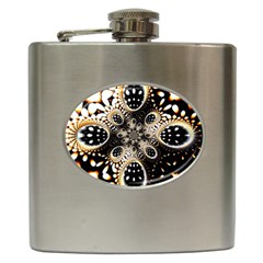 Fractal Jewerly Hip Flask (6 Oz)