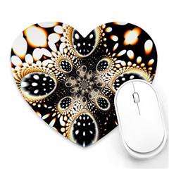 Fractal Jewerly Heart Mousepads by Sparkle