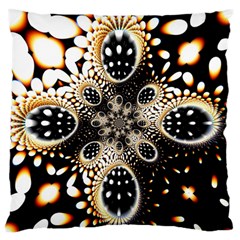 Fractal Jewerly Standard Flano Cushion Case (one Side)