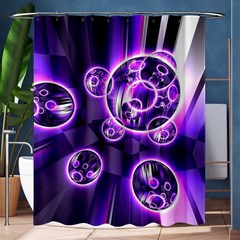 Fractal Illusion Shower Curtain 60  X 72  (medium)  by Sparkle