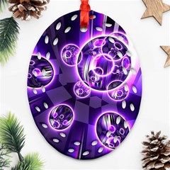 Fractal Illusion Ornament (oval Filigree)