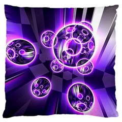 Fractal Illusion Large Cushion Case (one Side) by Sparkle