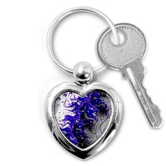 Fractal Lava Key Chain (heart)