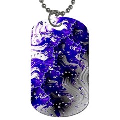 Fractal Lava Dog Tag (one Side) by Sparkle